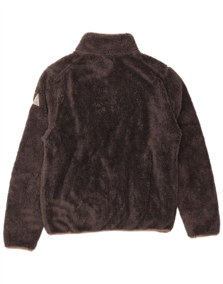 Jachetă fleece pentru femei Carrera, cu tăiere lejeră, UK 18 XL, maro, poliester