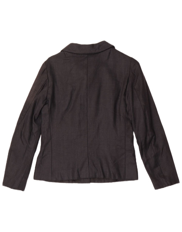 Blazer Vintage pentru femei cu 7 nasturi, UK 8 Small Black