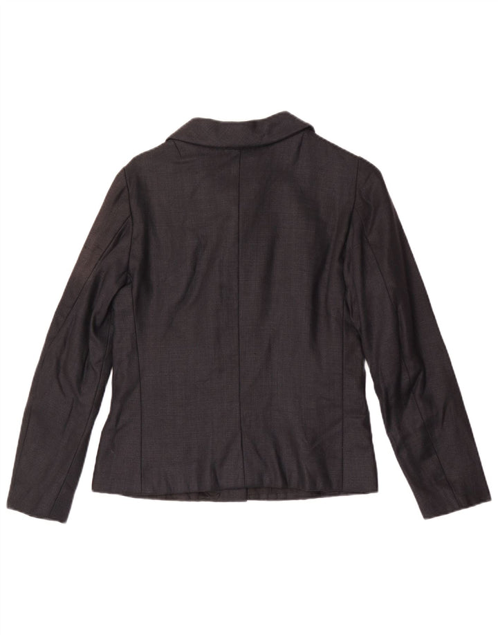 Blazer Vintage pentru femei cu 7 nasturi, UK 8 Small Black