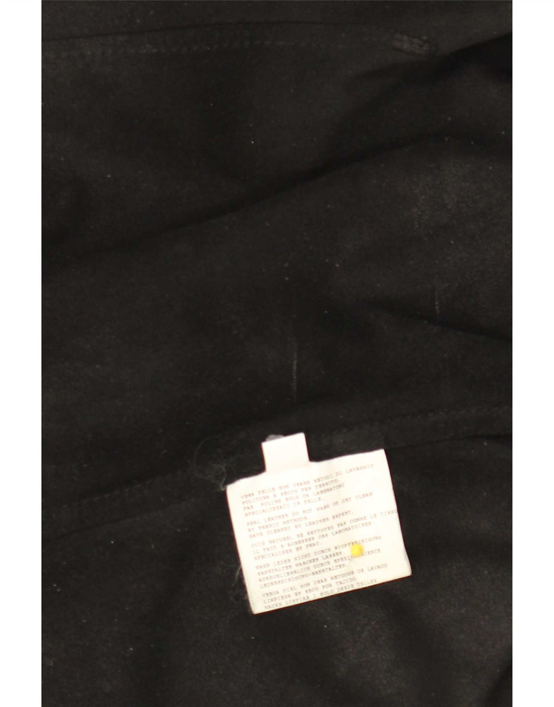 Cămașă din piele vintage pentru femei IT 50 XL neagră