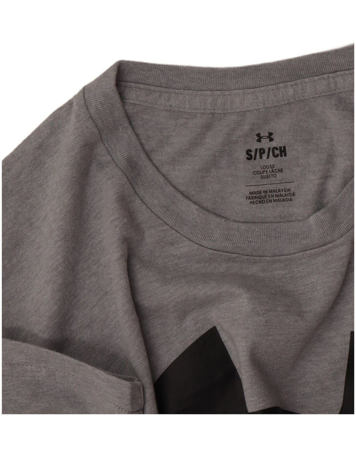 Tricou grafic Under Armour pentru bărbați Top mic gri