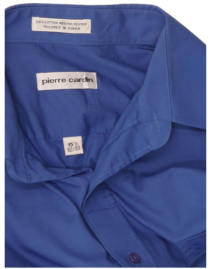 Cămașă pentru bărbați PIERRE CARDIN Mărimea 15 1/2 Bumbac albastru mediu