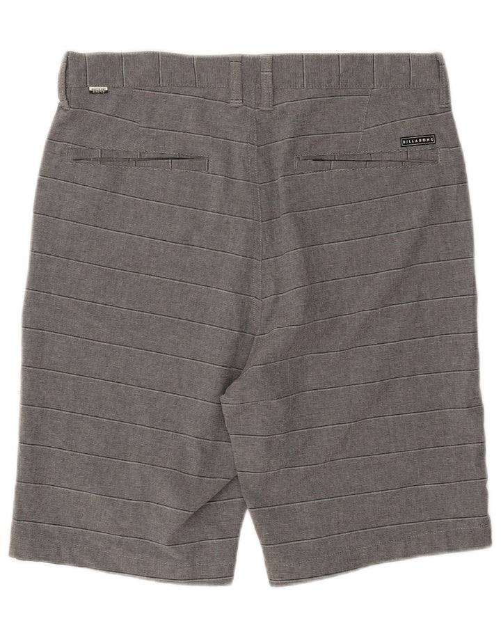 Pantaloni scurți chino pentru bărbați Billabong W31 Poliester cu dungi gri medii