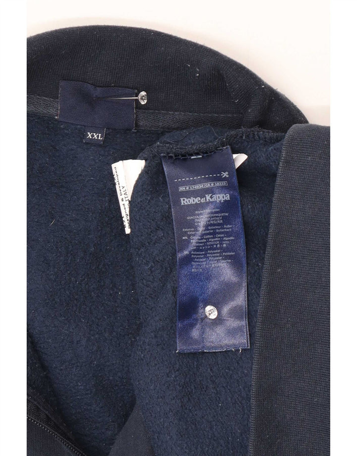 Jachetă de trening pentru bărbați Kappa, bumbac albastru 2XL