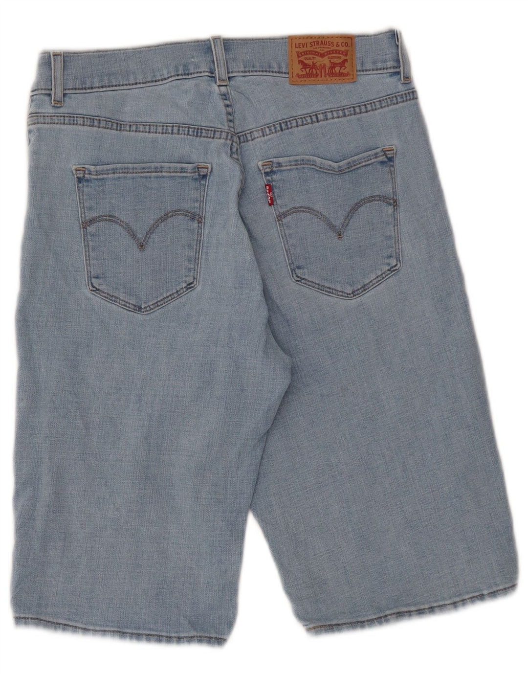 Bermudă de damă LEVI'S din denim W27 Small Blue Bumbac