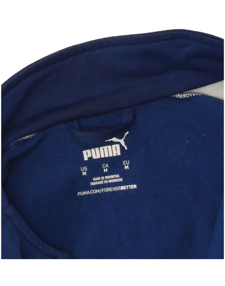 Jachetă de trening pentru bărbați Puma, albastru mediu, color block