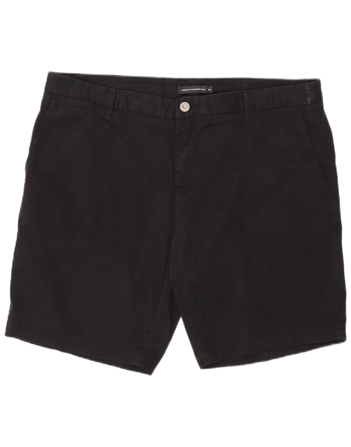Pantaloni scurți chino pentru bărbați French Connection W38 XL, bumbac negru