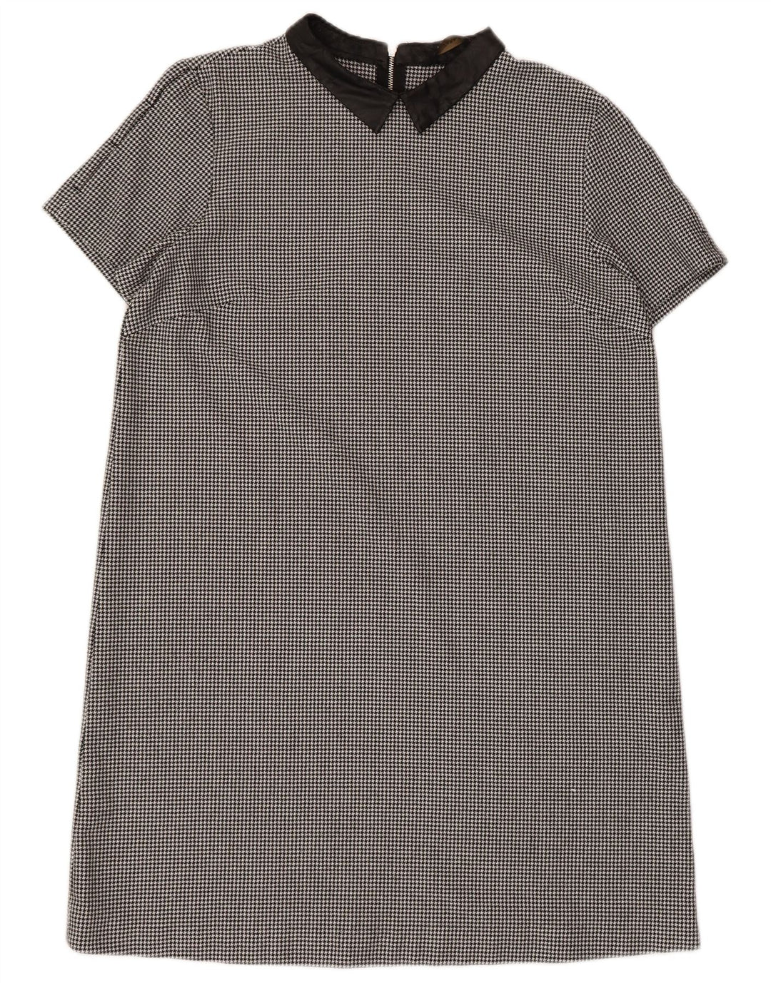 Rochie Schimbată pentru Damă Zara UK 14 Poliester mare negru cu picioare de găină