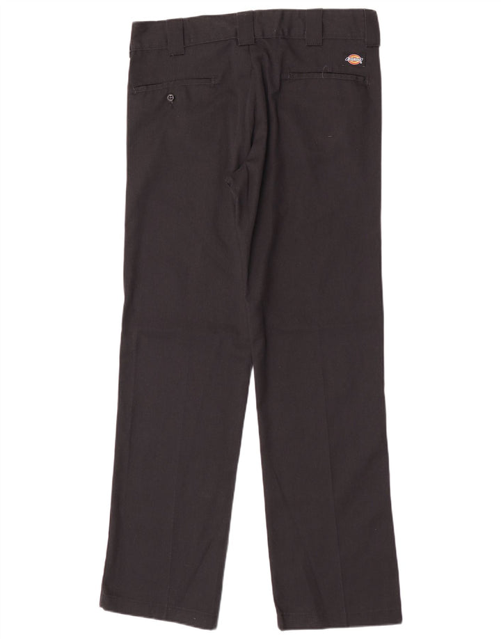 Pantaloni chino drepți pentru bărbați Dickies L31 L32 Poliester negru