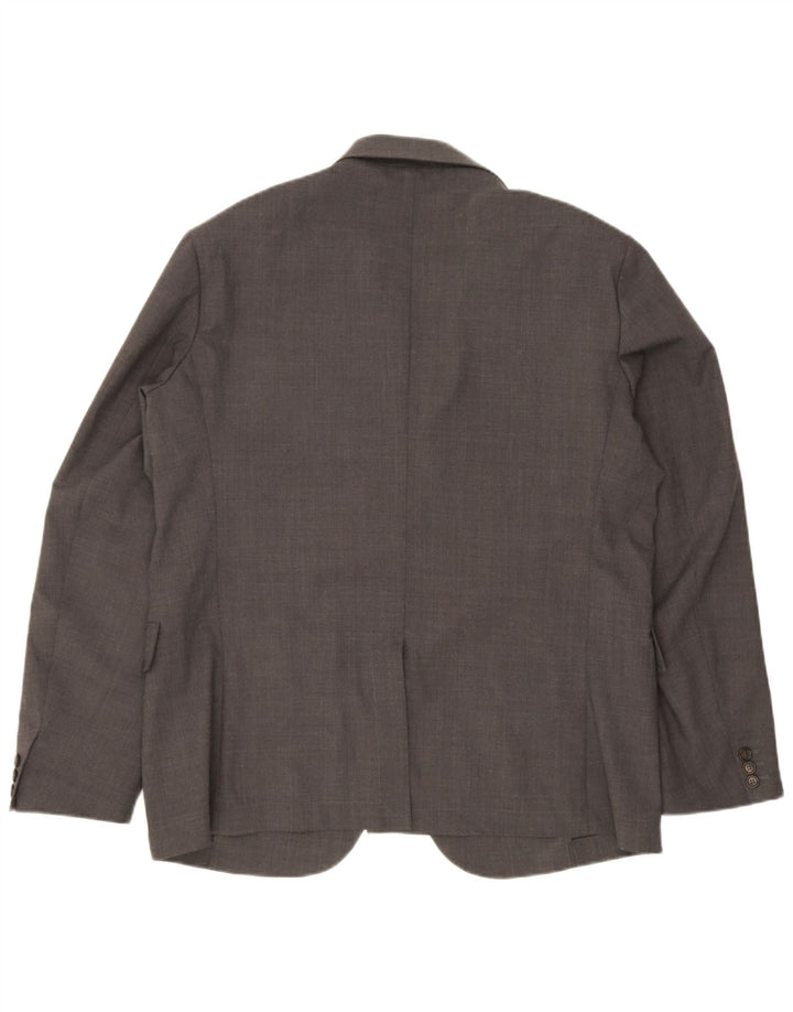 Jachetă pentru bărbați Aspesi cu 3 nasturi IT 56 3XL Gri Poliester