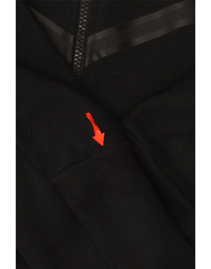 Pulover Nike pentru băieți, cu fermoar, 10-11 ani, bumbac negru mediu