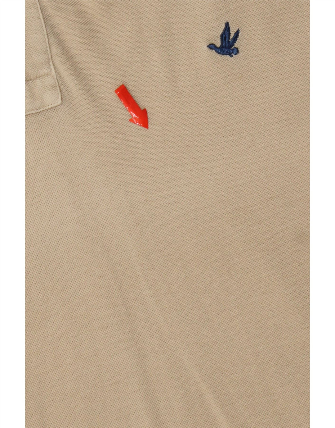 Cămașă polo Brooksfield pentru bărbați IT 50, bumbac color-bloc, bej mediu