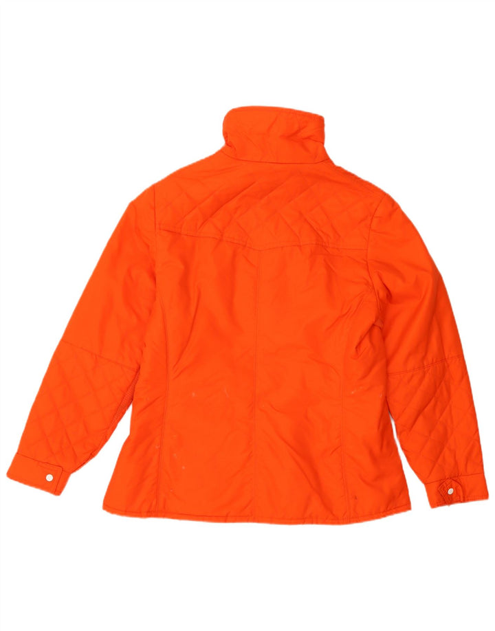Jachetă matlasată vintage pentru bărbați UK 36 Small Orange
