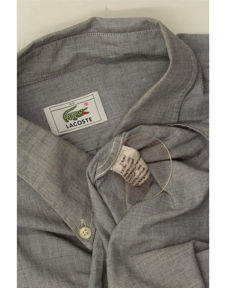 Camasa barbati Lacoste Marimea 45 XL bumbac gri