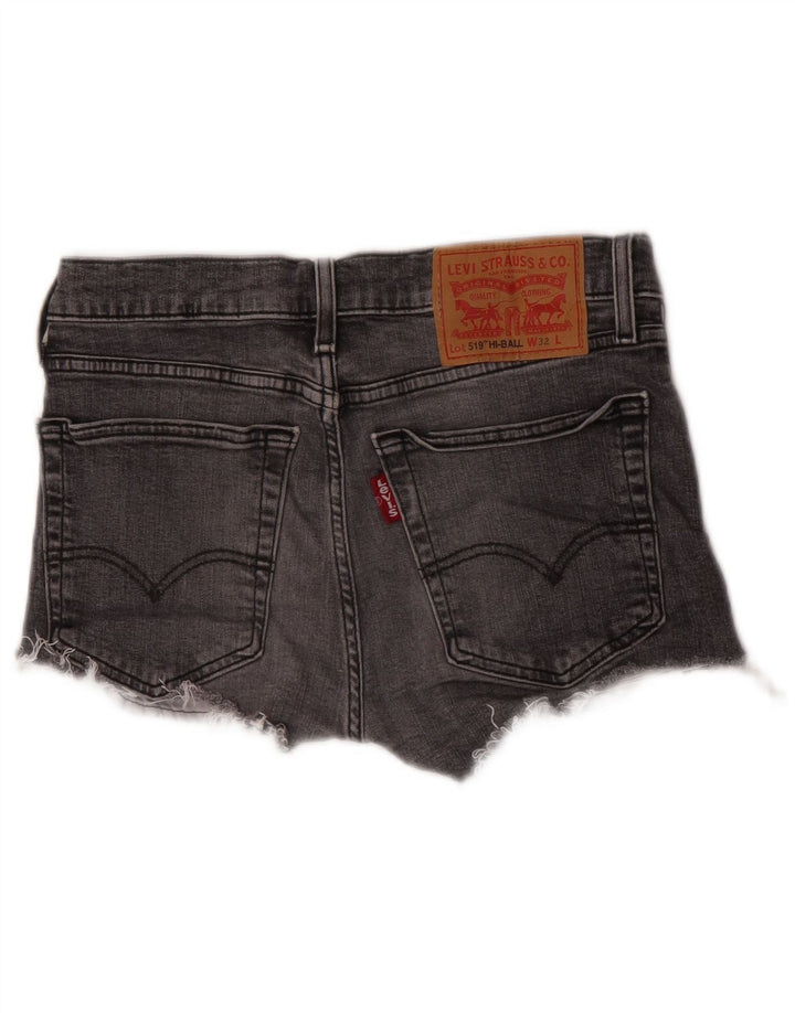 Pantaloni fierbinți Levi's 519 Distressed Denim W32, bumbac gri mare