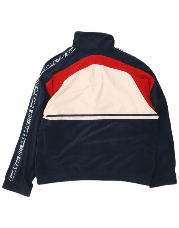 Jachetă de trening pentru bărbați Lotto UK 40/42, mare, albastru bleumarin