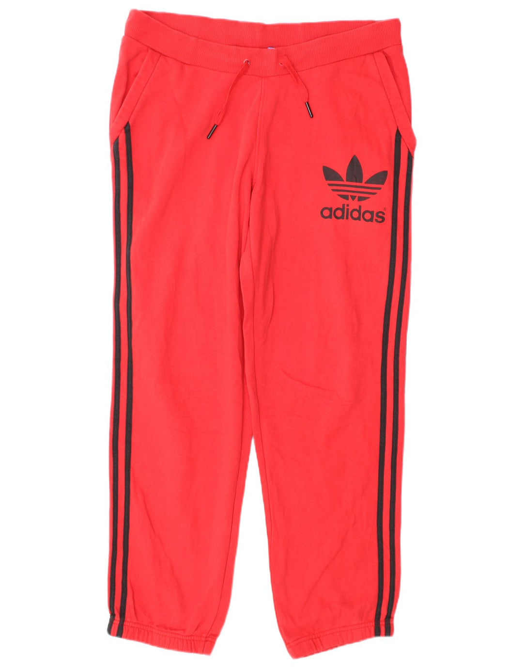 Pantaloni de trening pentru bărbați Adidas Pantaloni de jogging, roșu mediu, bumbac