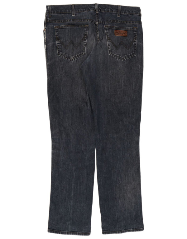Blugi drepte stretch pentru bărbați Wrangler Texas W38 L34 bumbac bleumarin