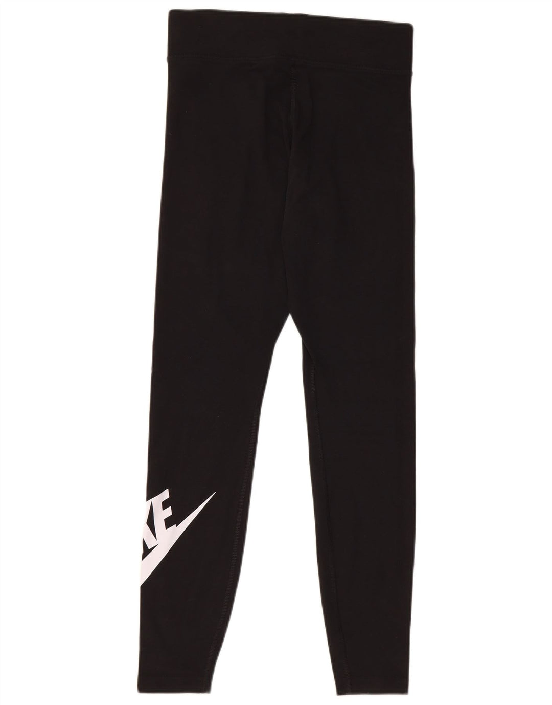 Leggings grafic NIKE pentru femei UK 8, bumbac negru mic