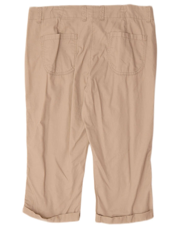 Bermude pentru femei Marks & Spencer UK 12 Medium W32 Bej Bumbac