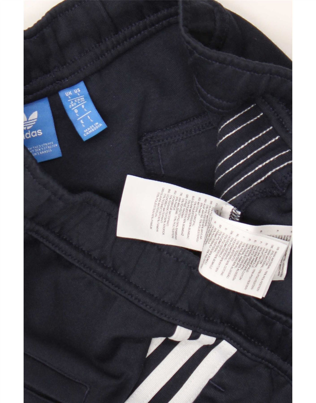 Pantaloni de trening Adidas Crop pentru bărbați, mari, albastru, poliester