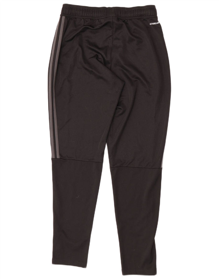 Pantaloni de trening Adidas pentru bărbați, poliester mediu negru