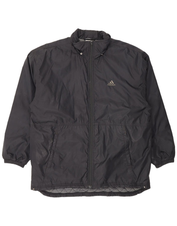 Jachetă de vânt pentru bărbați Adidas Loose Fit UK 44/46 Poliamidă neagră mare