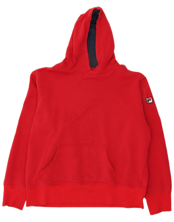 Pulover Fila pentru bărbați, 2XL, bumbac roșu