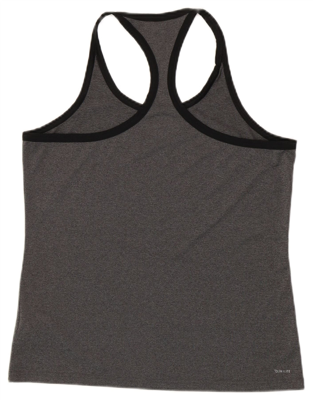 ADIDAS Climalite Graphic Vest Top pentru femei UK 12/14 Medium Gri Poliester