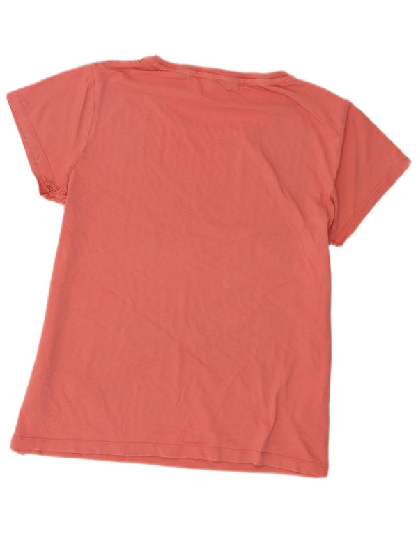 Tricou grafic Gant pentru femei Top UK 14 mare bumbac roz