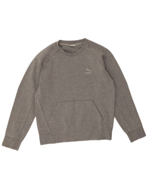 Hanorac pentru bărbați Puma Jumper XS bumbac gri
