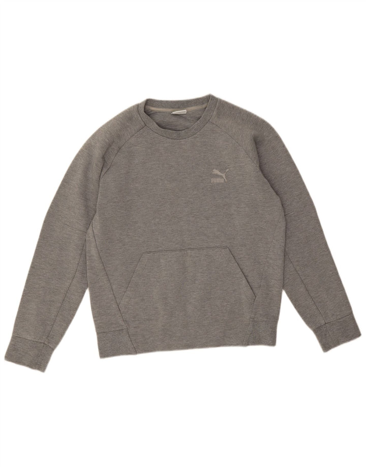 Hanorac pentru bărbați Puma Jumper XS bumbac gri