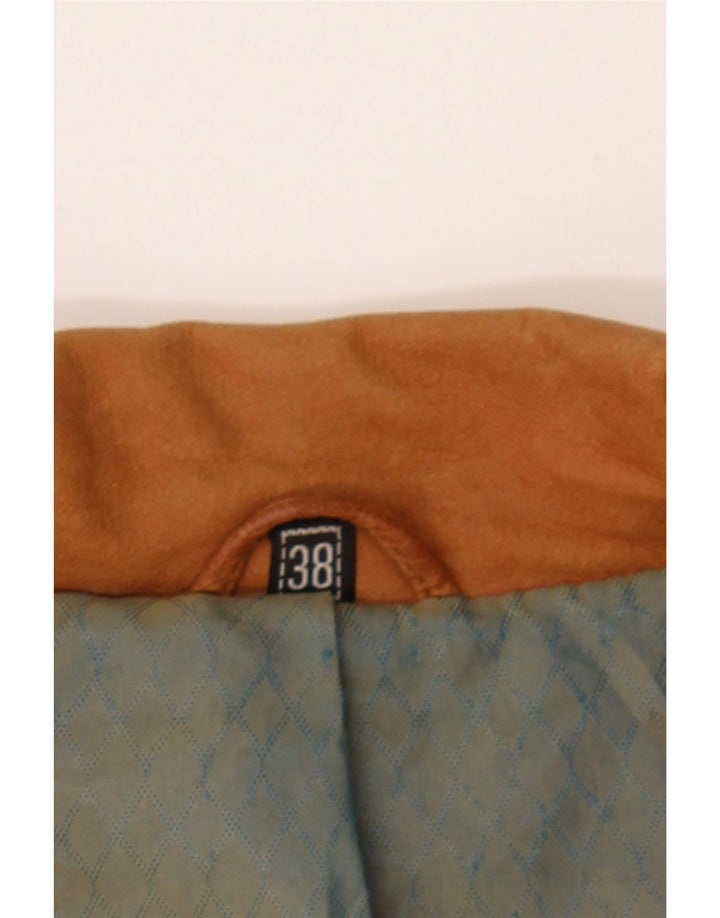 VINTAGE Womens Utility Jacket EU 38 Medium Brown Vintage Vintage and Second-Hand Vintage from Messina Hembry 