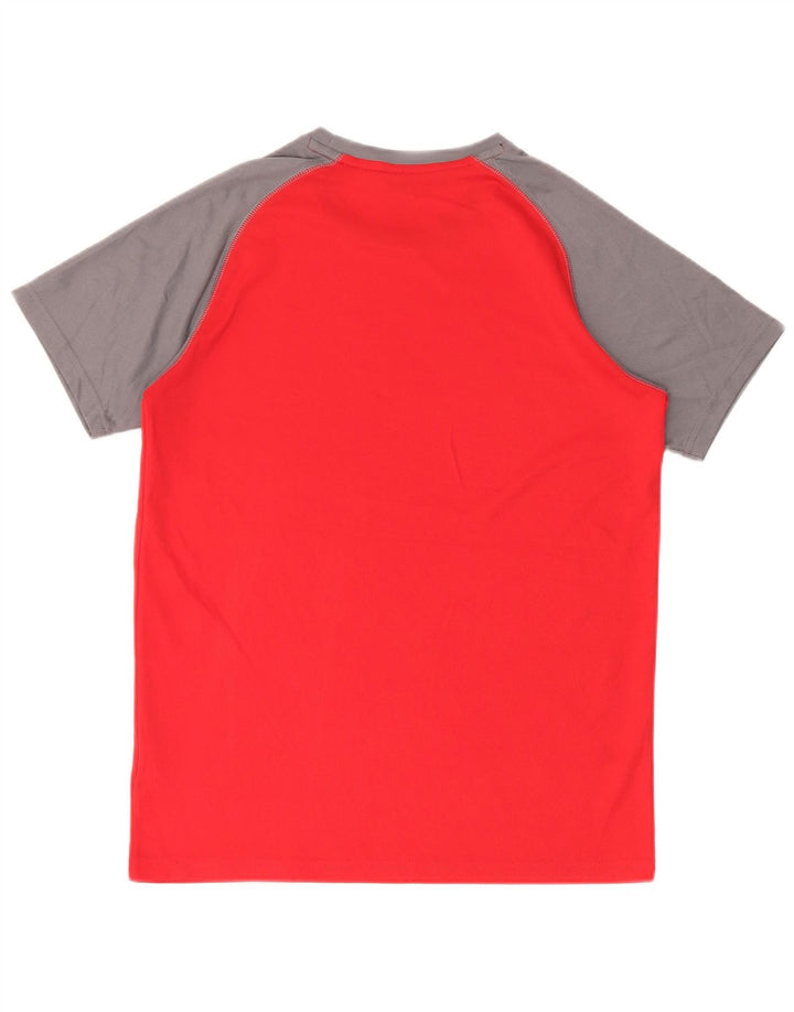 Tricou IsoCool pentru bărbați Mountain Warehouse Top Medium Red Colorblock