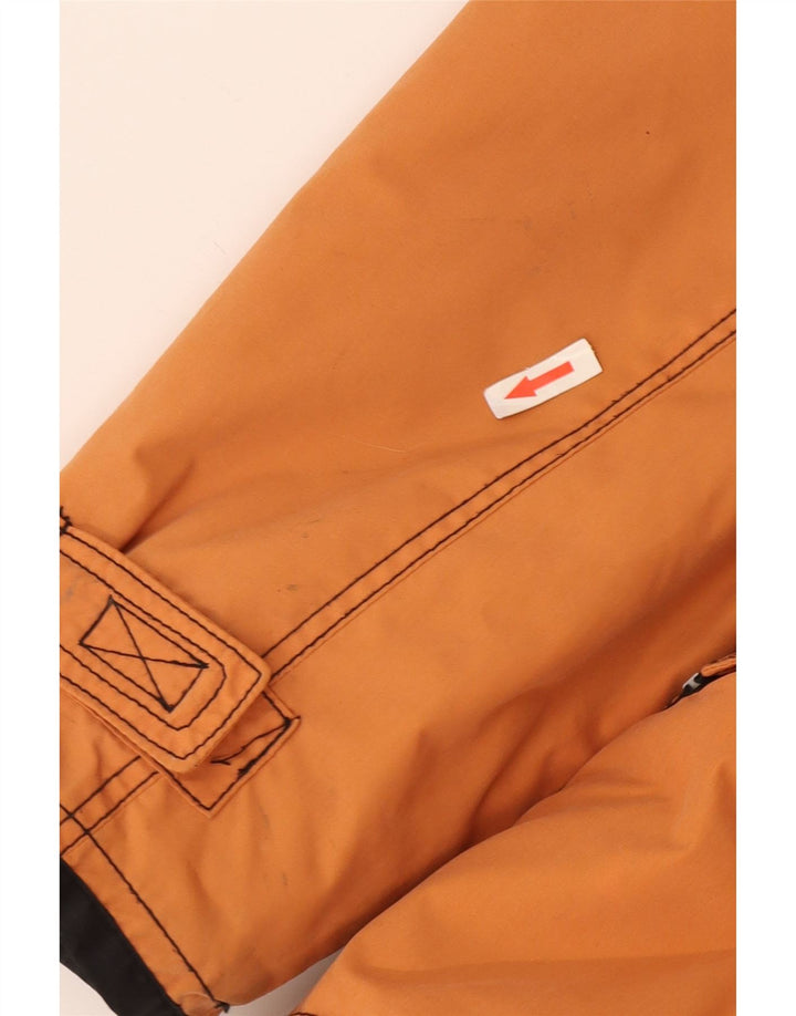 Jachetă vintage pentru bărbați cu glugă, UK 40, portocaliu mare