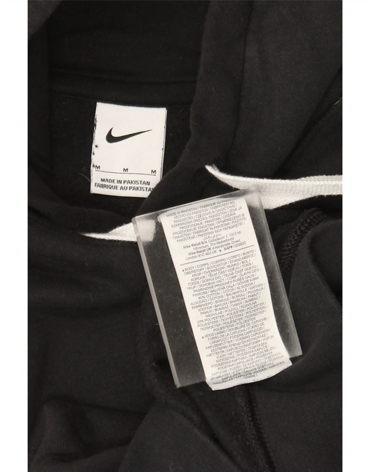 Pulover Nike pentru bărbați, bumbac mediu negru