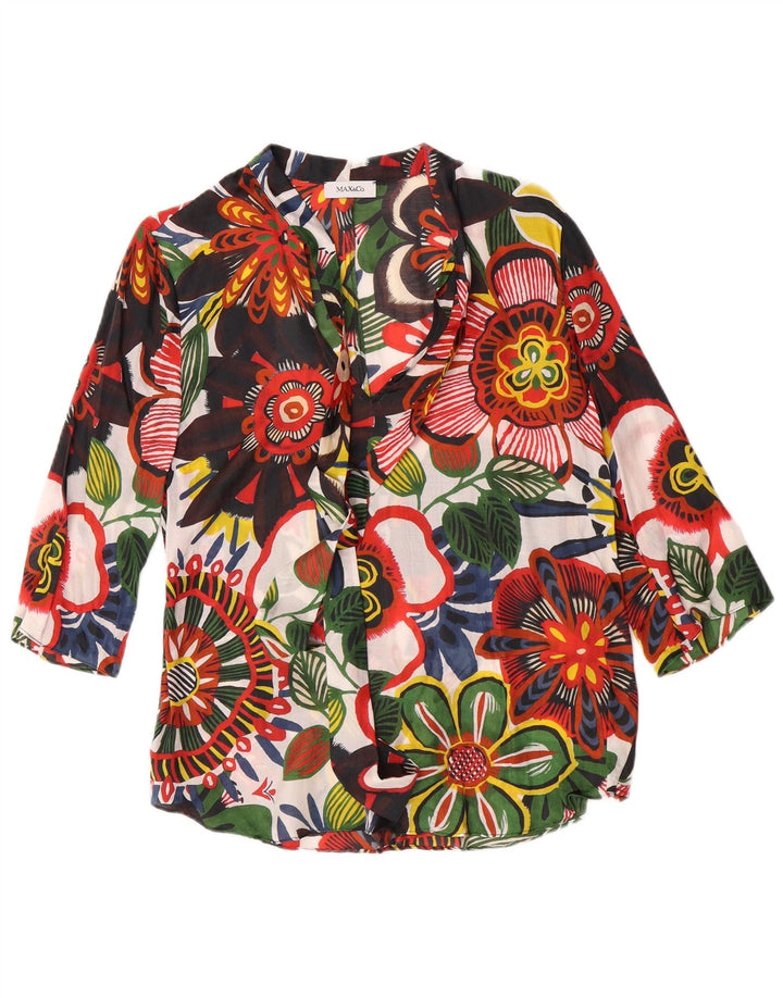 Bluză pentru femei Max & Co. Top cu mâneci 3/4 UK 12 Medium Multicolor Floral
