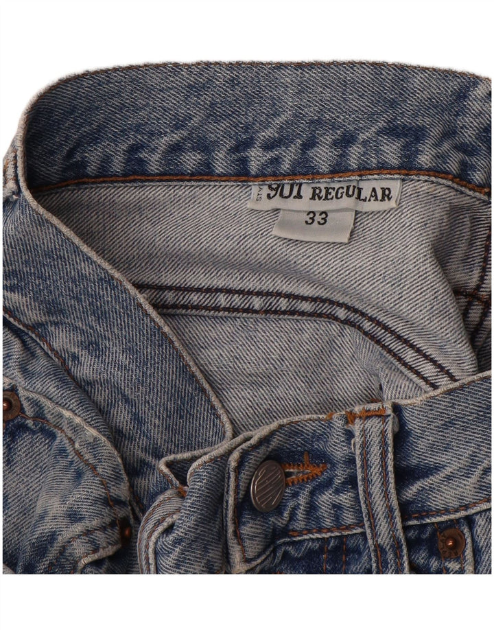 Replay 901 Regular Tapered Jeans W33 L30 Albastru pentru bărbați