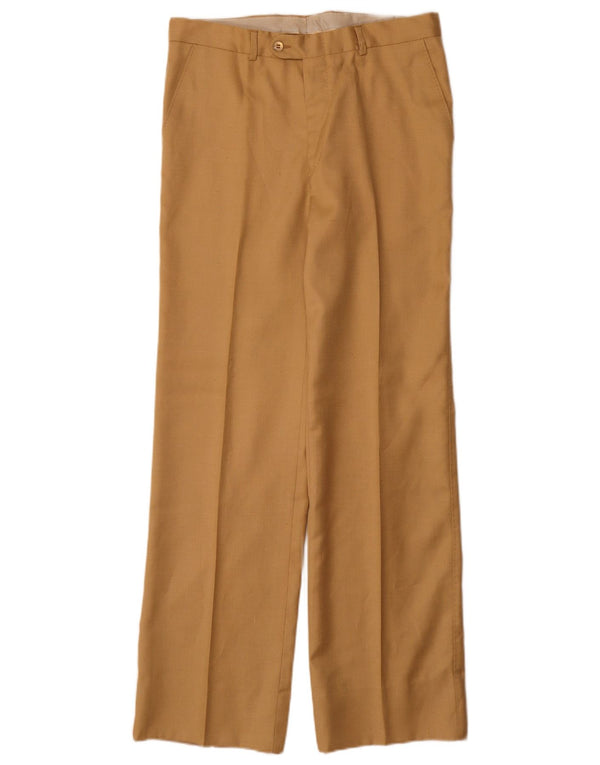 Pantaloni drepți casual pentru bărbați vintage IT 48 Medium W30 L32 Bej