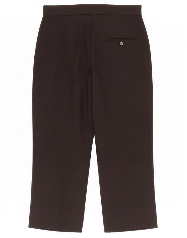 Pantaloni tăiați pentru femei Marks & Spencer UK 10 Small W30 L24 Negru