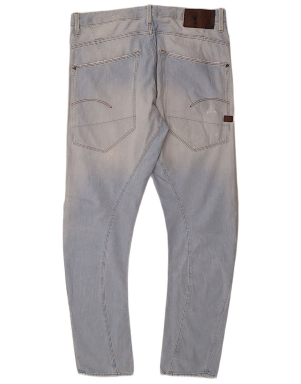 Blugi G-Star pentru bărbați distressed Banana Slim W35 L36 Bumbac albastru