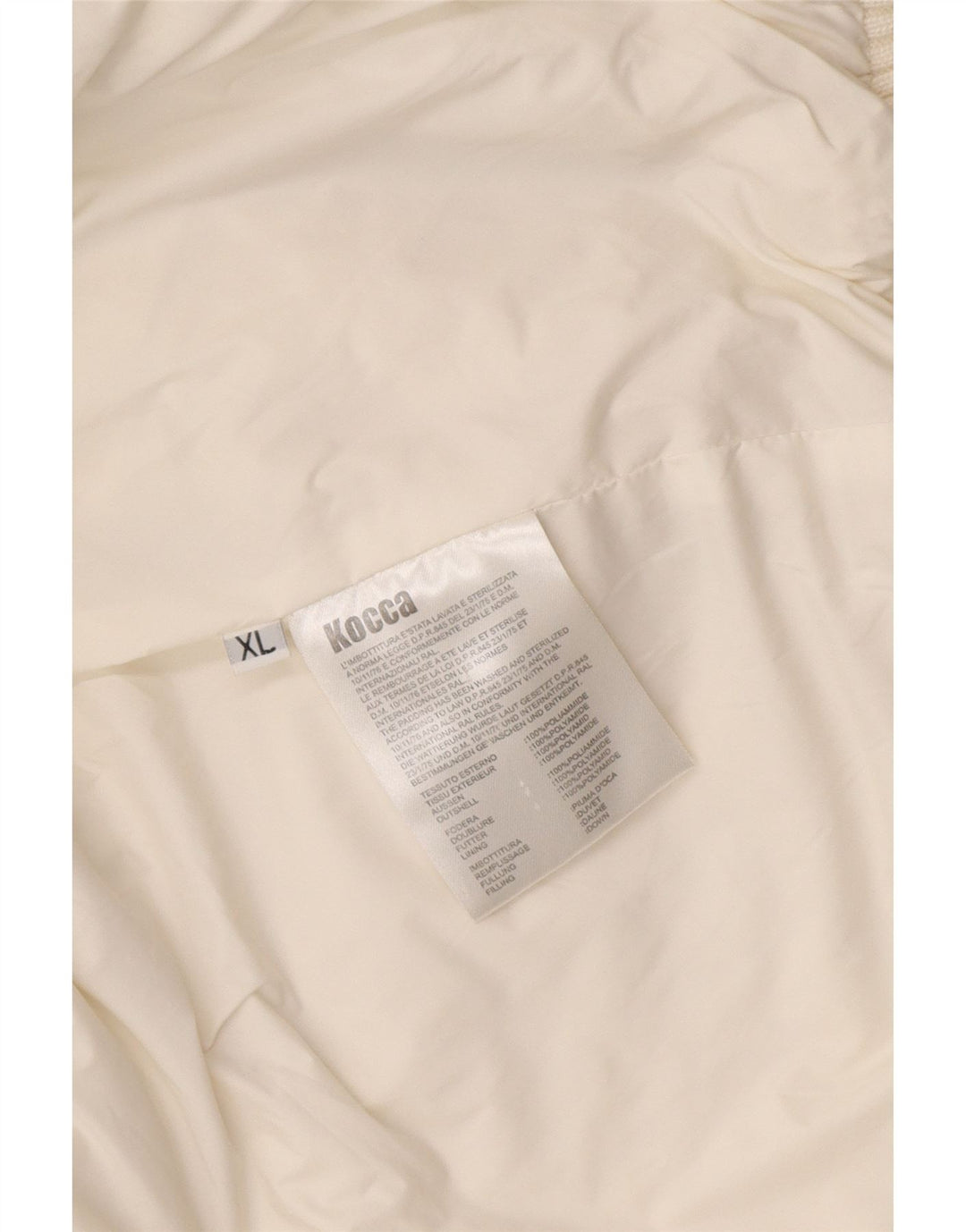 Jachetă căptușită cu glugă pentru femei KOCCA UK 16 XL Poliamidă albă