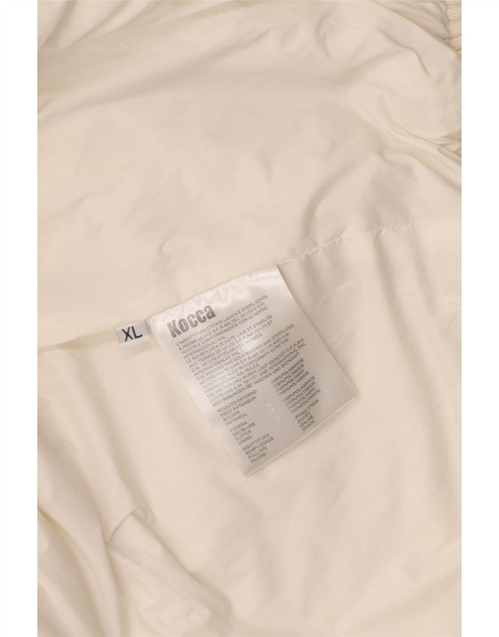 Jachetă căptușită cu glugă pentru femei KOCCA UK 16 XL Poliamidă albă