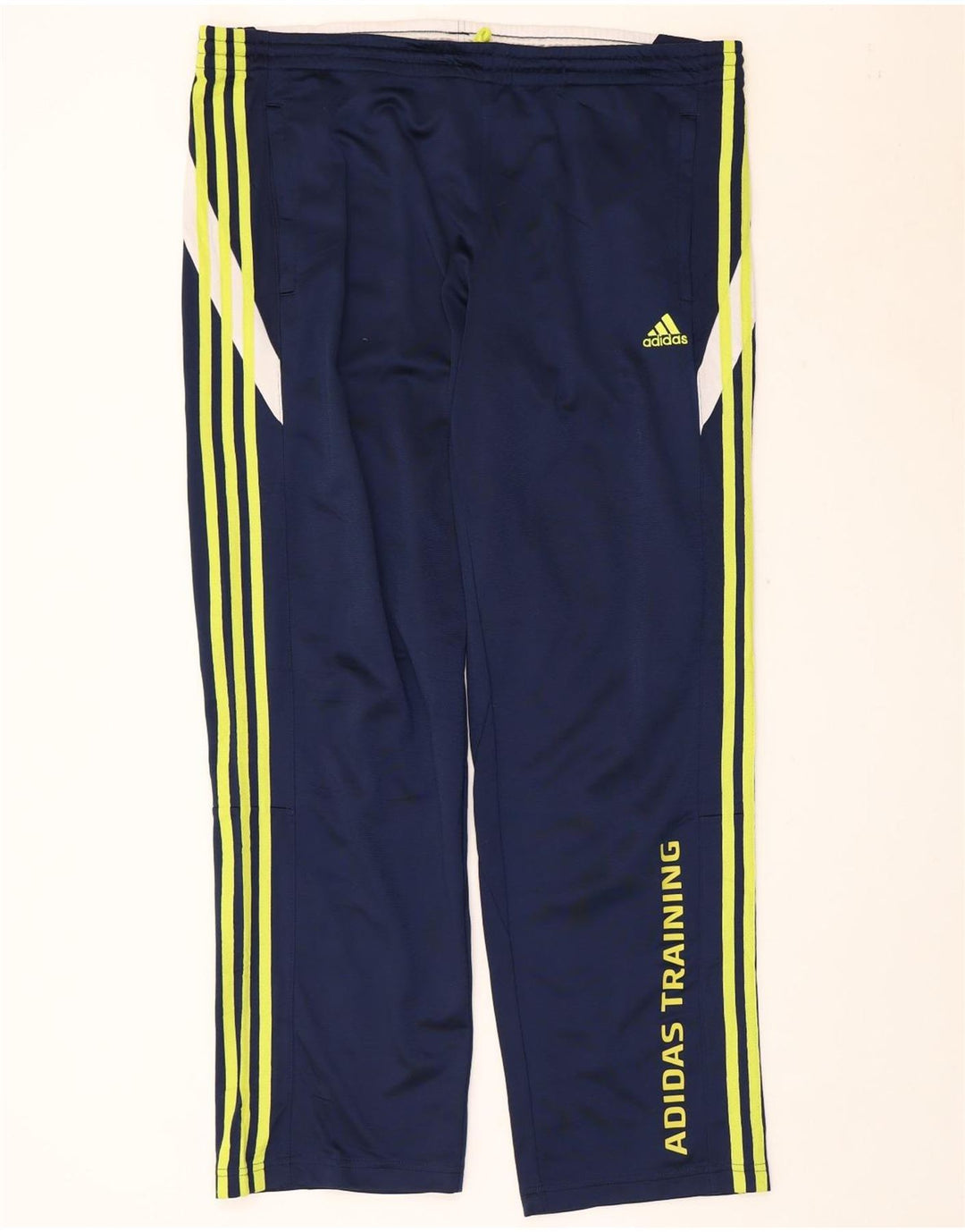 Pantaloni de trening cu grafic pentru bărbați Adidas, mari, bleumarin, color block