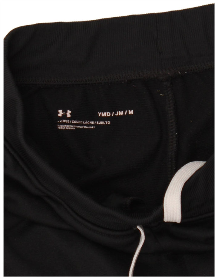 Pantaloni de trening Under Armour pentru baieti 9-10 ani negri
