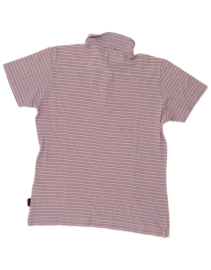 Tricou polo pentru bărbați Liu Jo, în dungi violet mediu