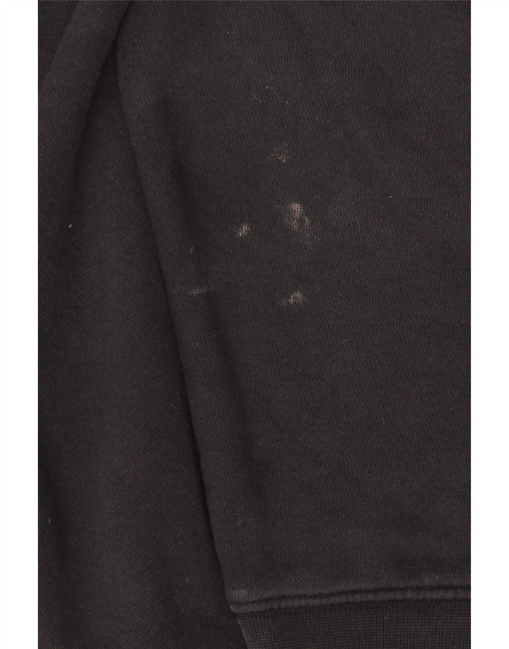 Pulover NIKE pentru bărbați, cu formă lejeră, bumbac mediu negru