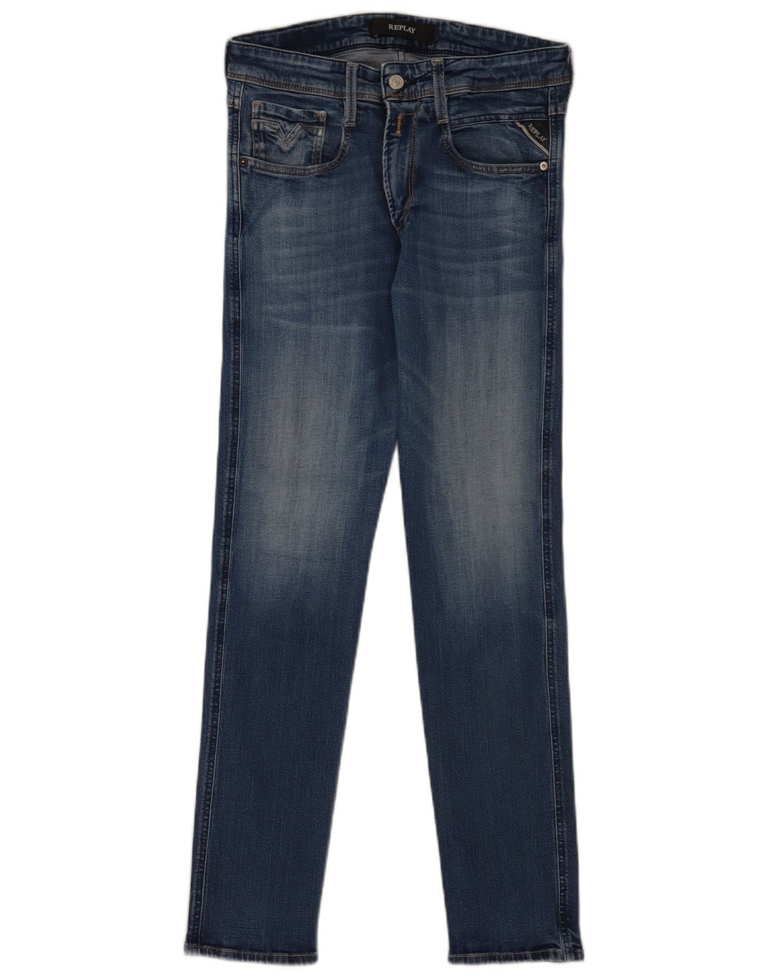 Replay blugi skinny pentru femei W28 L30 albastru