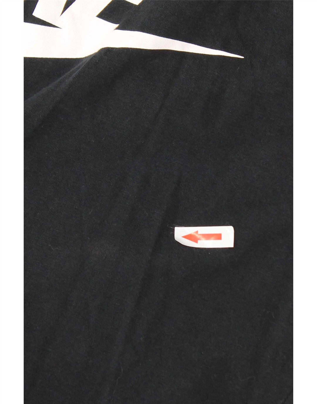 Top grafic pentru femei Nike cu mânecă lungă UK 10, bumbac negru mic
