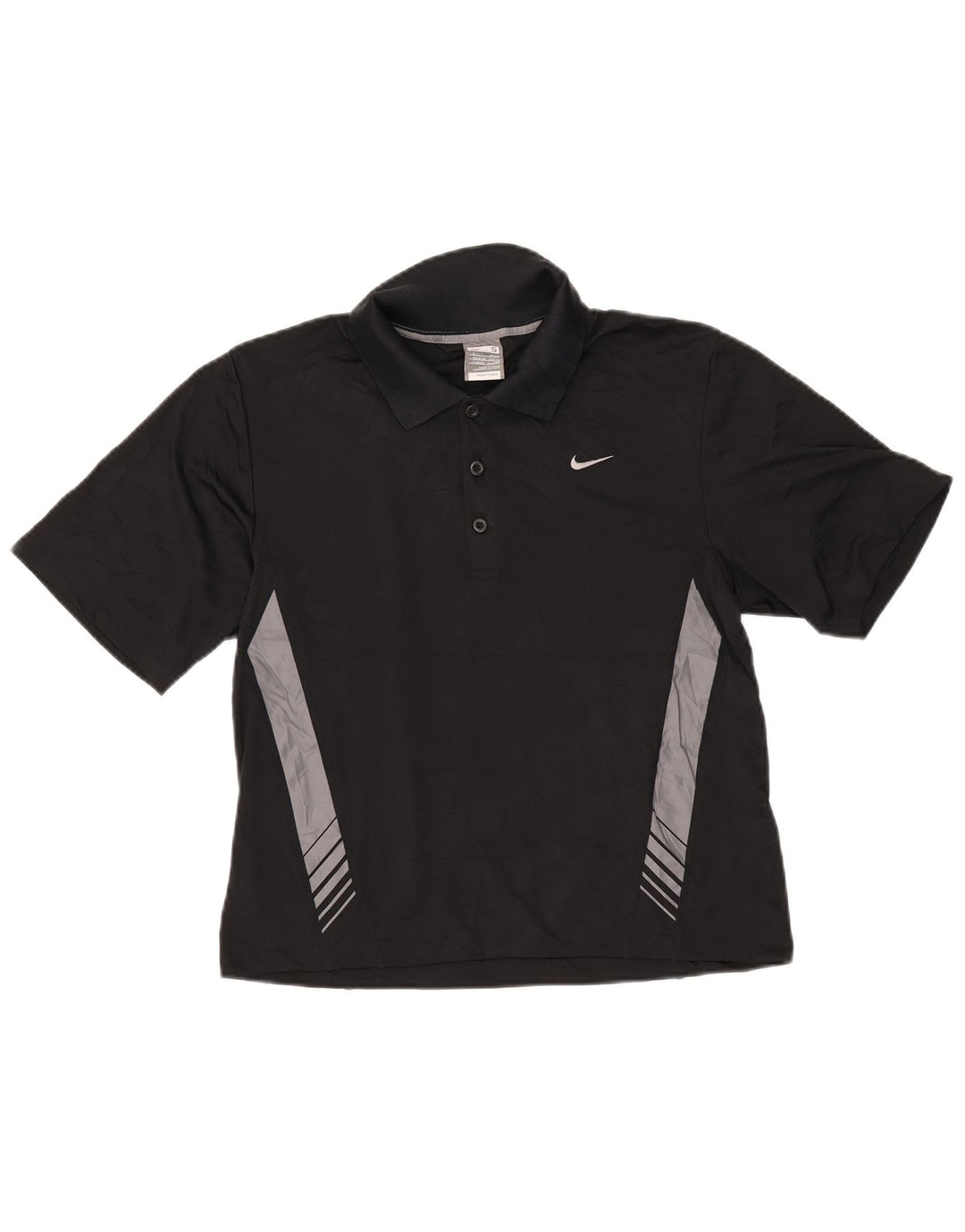 Tricou polo NIKE pentru bărbați Marea Britanie 36/38 Mic, negru, bloc de culoare